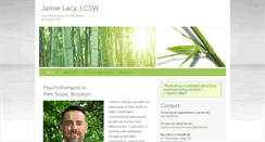 Desktop Screenshot of jamielacypsychotherapy.com